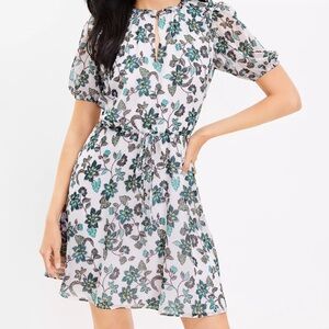 LOFT Floral Mini Dress.